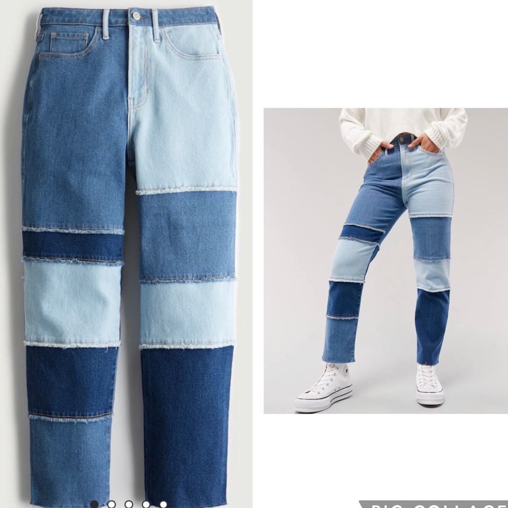 VINTAGE STRETCH ULTRA HIGH-RISE MEDIUM WASH VINTAGE ANKLE STRAIGHT JEANS